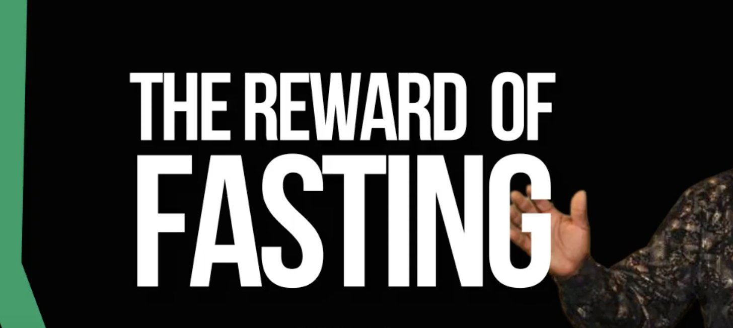 Reward Of Fasting